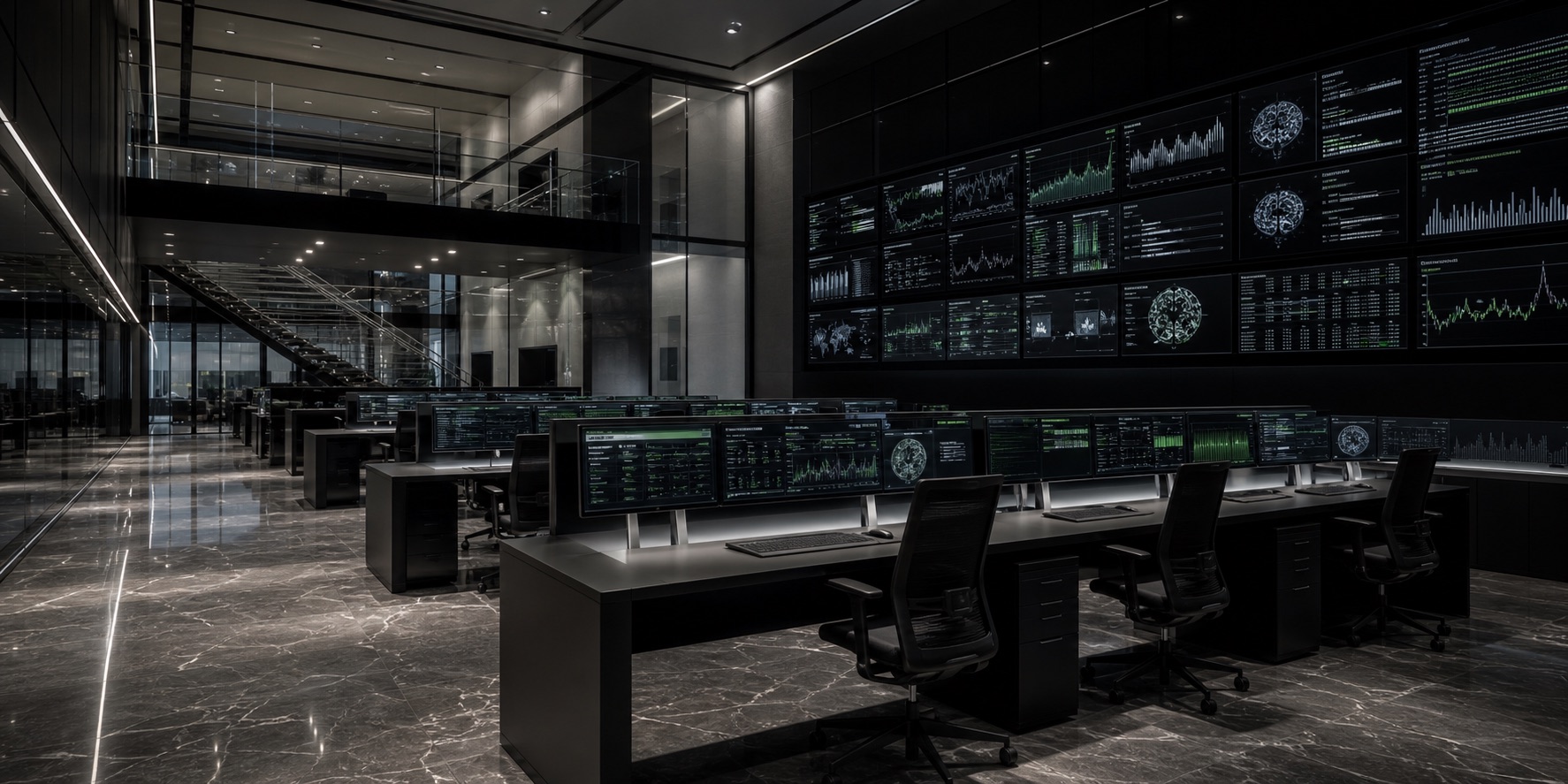 Corporate pharmaceutical and health-technology operations environment